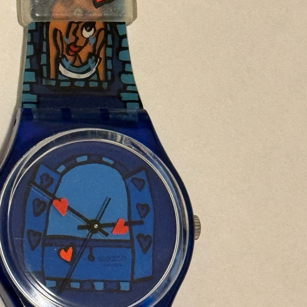 Vintage Swatch Valentine’s watch